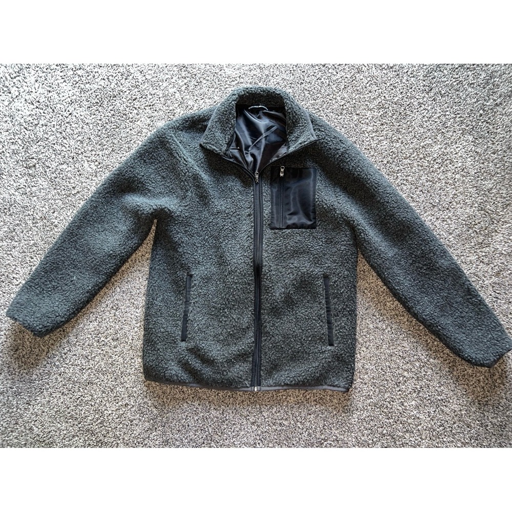 Beverly Hills Polo Club Gray Men's‎ Fleece Jacket size Large